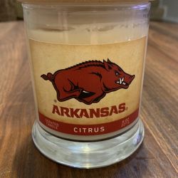 Arkansas Razorbacks, 8 Ounce Candle