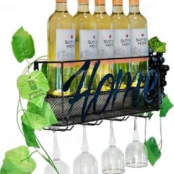 Wine And Glass Holder