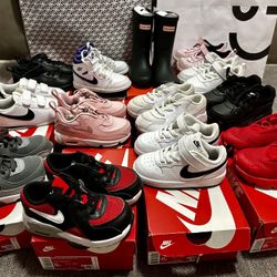  Nike Shoes And Hunter Boots Size 8 Toddler 