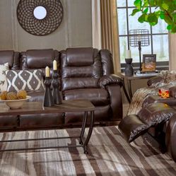 Recliner Sofa and Loveseat