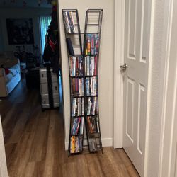 DVDs + Rack