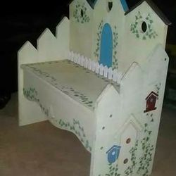 Child's Wood Bench! Sturdy & Well Made! 