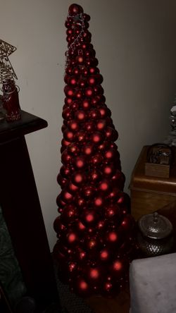collectible Christmas Tree from Macy’s Red Bulbs