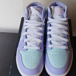 NIike Air Jordan Lavender And Bsea Foam Green Frvhbnj