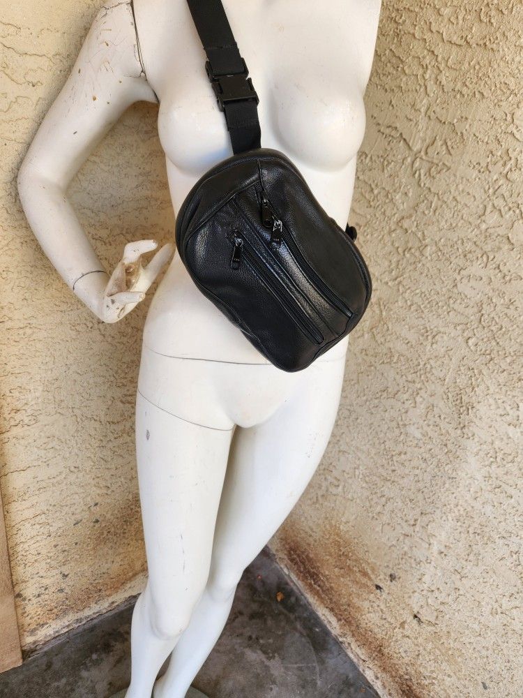 vintage BISON fanny pack GUN CORONADO LEATHER BAG