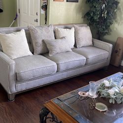 set of two sofas and the set of three tables very well maintained