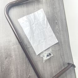 simple trending wall mount garment rack bronze