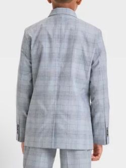 Boys' Plaid Suit Jacket - Cat & Jackâ„¢ Dark Gray Size 14 New. Tags