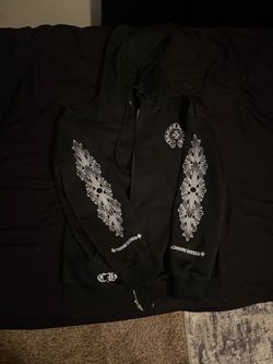 Chrome heart zip up