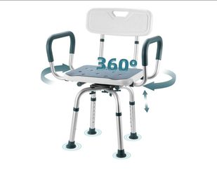 Adjustable shower chair