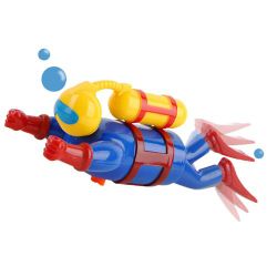 7.5" Wind Up Swimming Scuba Diver