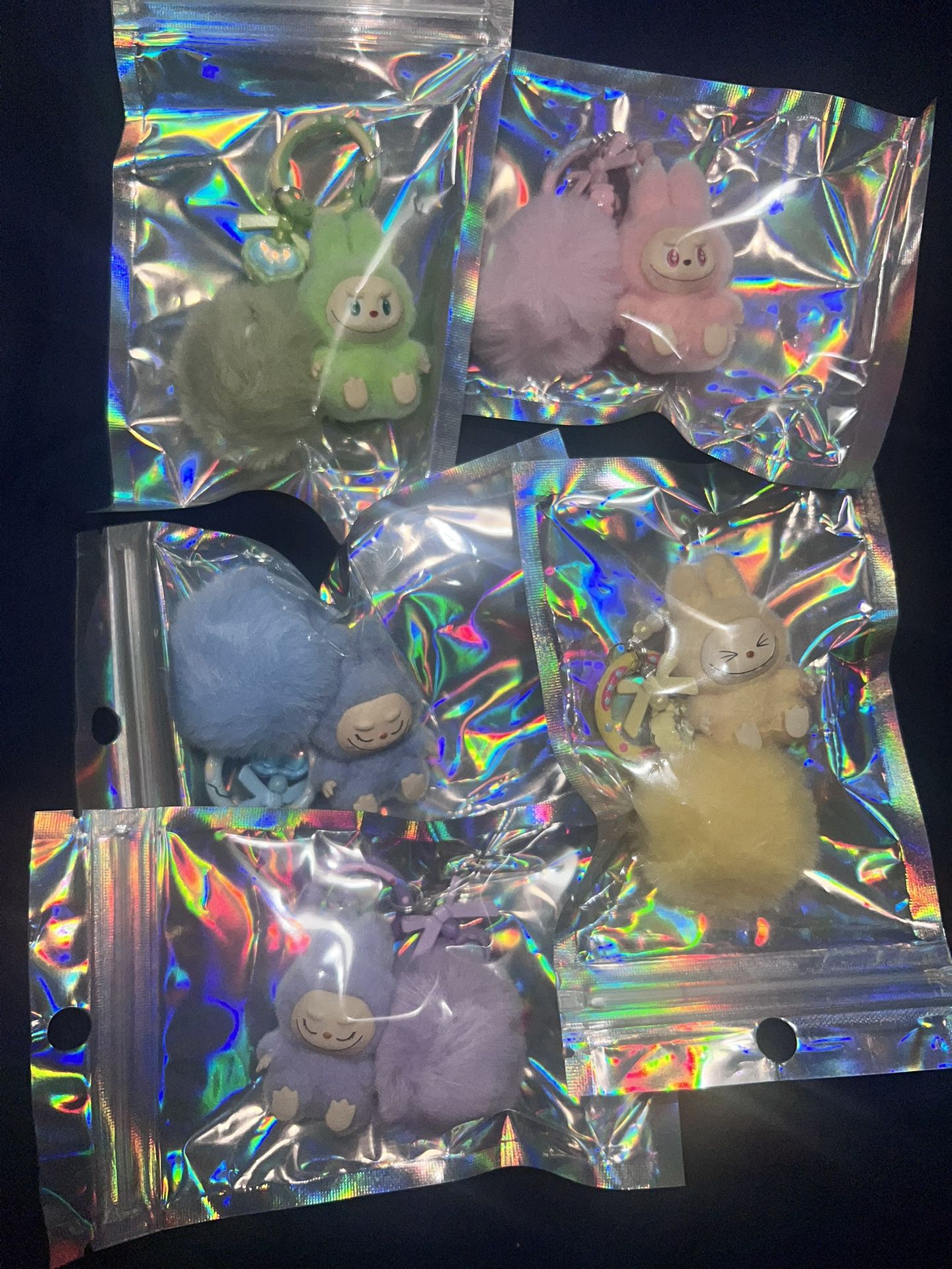 mini LABUBU keychains