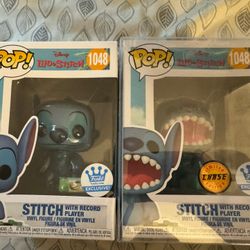 Disney Lilo And Stitch Stitch With Record Player Funko Pop Chase
