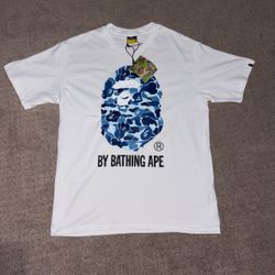 BAPE By Bathing Ape White Camo Tee Medium