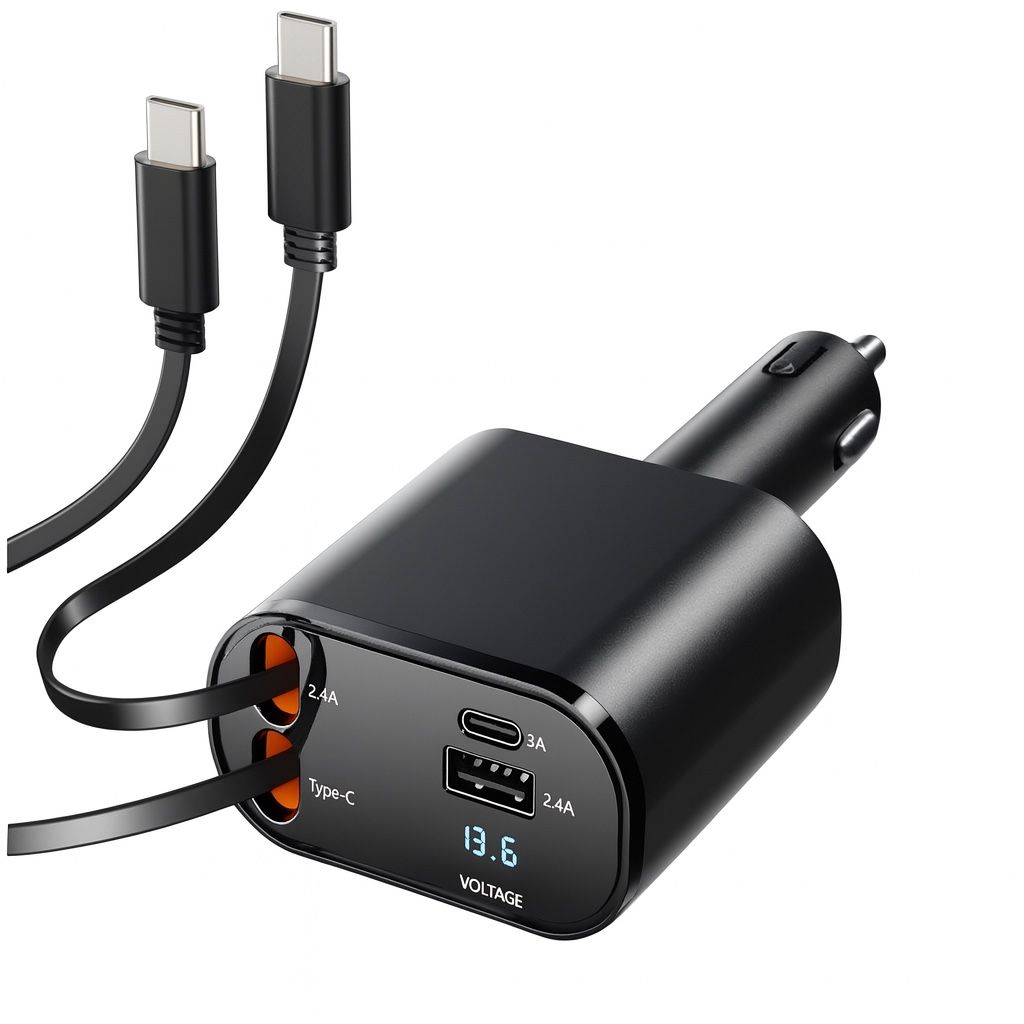 Portable Multi Purpose Charge For Car Use With Voltage Display
