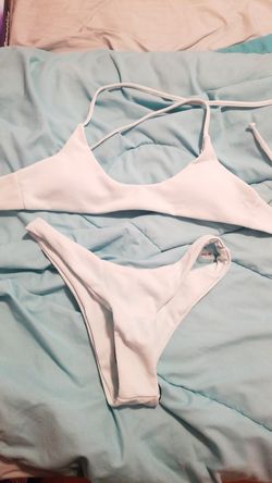 Brand new light Baby blue bikini Size M