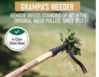Grandpa's Weeder Stand Up Weed Puller...new