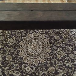Tall Cedar Block Bench 