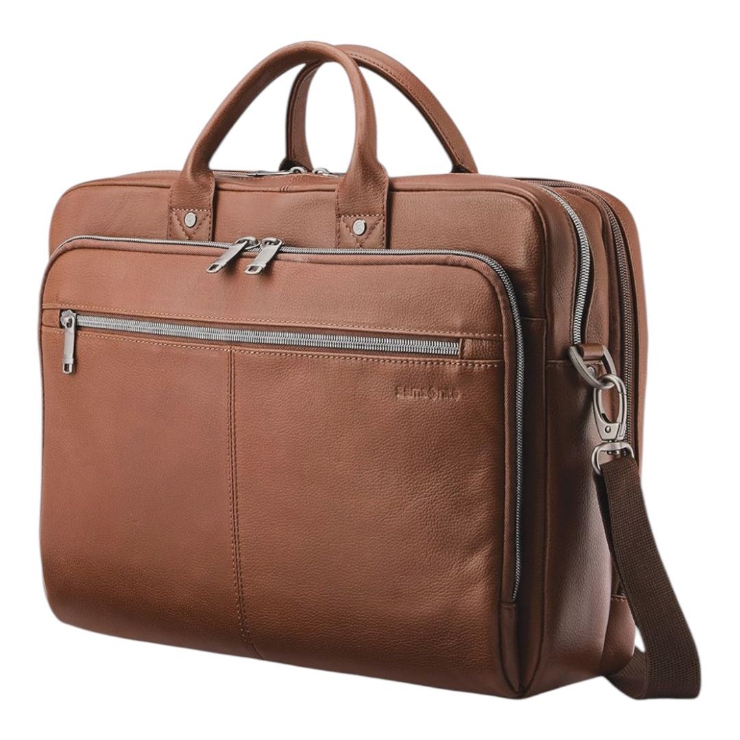Samsonite Classic Leather Toploader Briefcase
