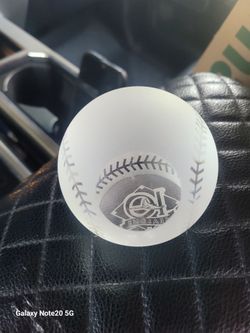Classic glass ball baseball devil rays
