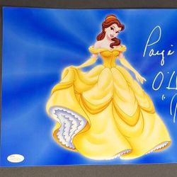 🔥 Paige O'hara autographed 11x14 JSA Witness COA 🔥