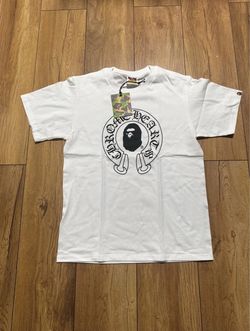 WHITE BAPE X CHROME HEART T-SHIRT
