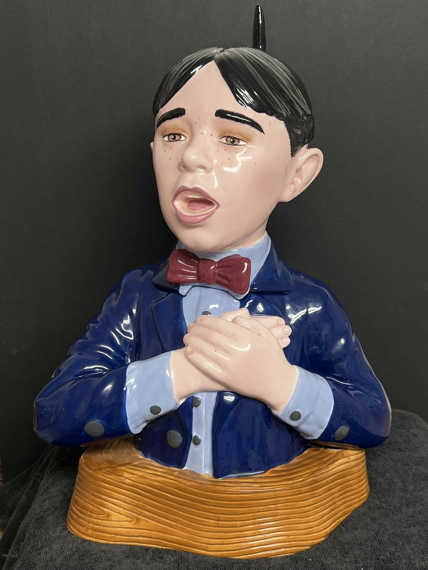 Vintage 1998 Star Jars Little Rascals ALFALFA 17" Cookie Jar #222/1000 RARE