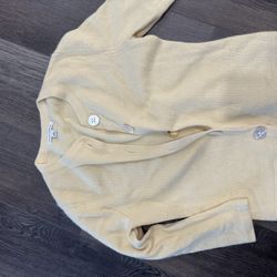 Banana Republic Yellow Sweater Size M