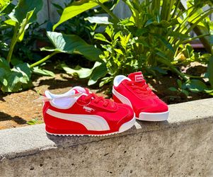 Size 7C - Puma Roma 24 Reversed Ac Ps - Red