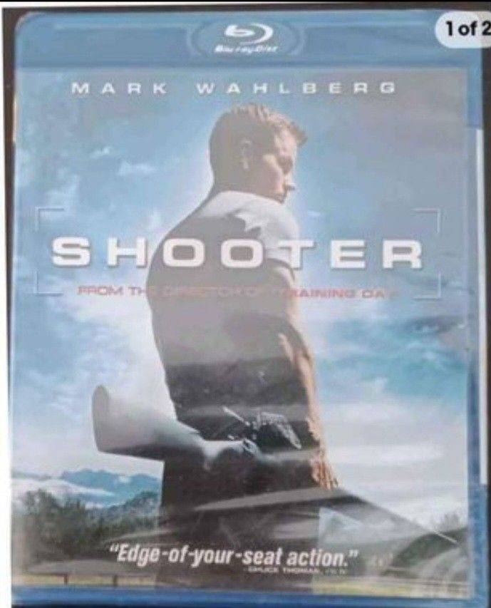 "Shooter" Mark Wahlberg~ Blu-ray Brand New Unopened