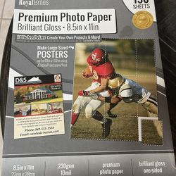 Royal Brites 4x6 & 8.5 x11 Photo Printer Paper Open Boxes