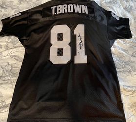 Raiders/Brown Mitchel & Ness Jersey (new) XL