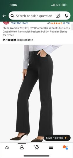 Women’s Dress Pants Slacks Bootcut