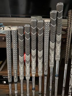 Callaway Steelhead irons jumbo golf pride grip