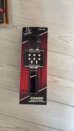 The Voice Champ Deluxe Karaoke Microphone Speaker