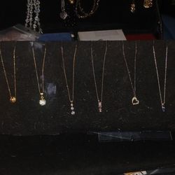 10k Yellow & White Gold Necklaces ($120-$140)