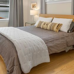 QUEEN IKEA MALM BED (two available)