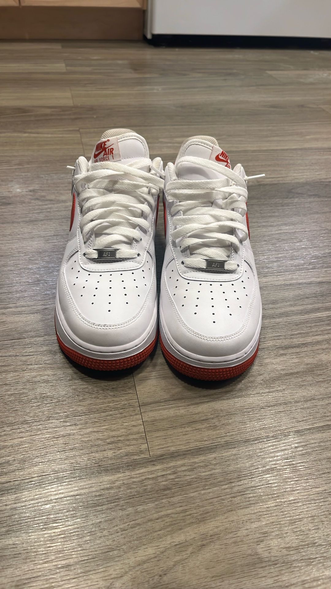 Brand New Air Force One White And Orange size 11 1/2