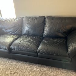 Leather couch