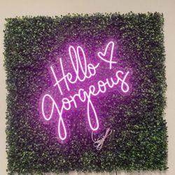 neon sign for interior design