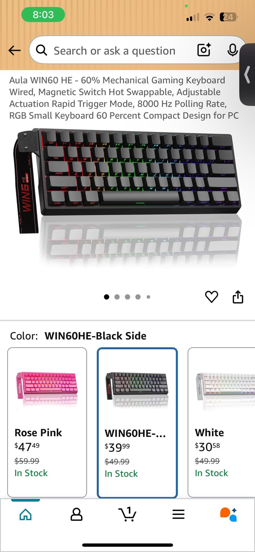 Gaming Keyboard And Mouse