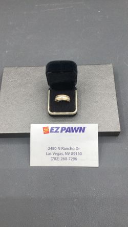 14kt two tone gold ring 