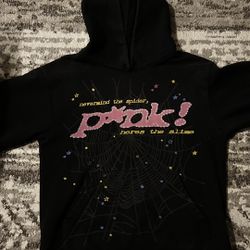 Pink And Black Spider Hoodie