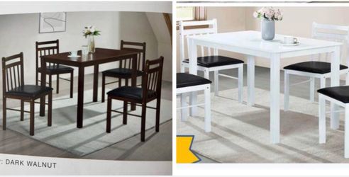 Dining table set chairs