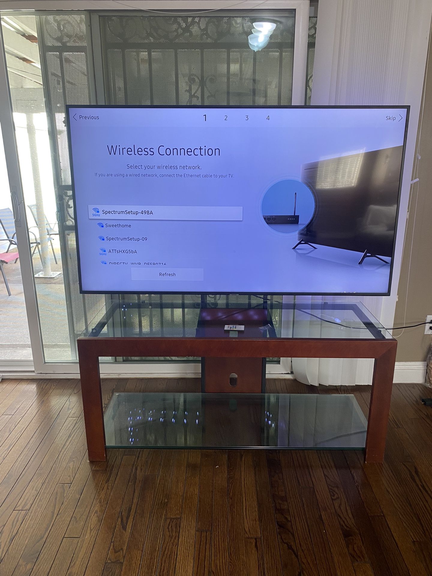 Samsung 65” TV With Stand