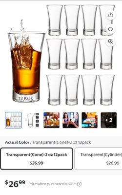 New shot glasses 6 units open box