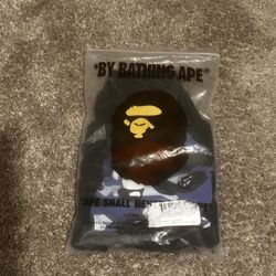 Blue And Black Bape Camo Hoodie
