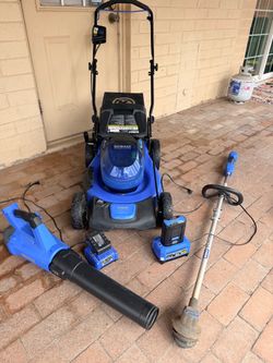 Lawnmower set
