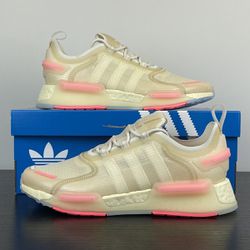 NEW Women's Adidas NMD V3 Running Shoes - Peach - Size 7