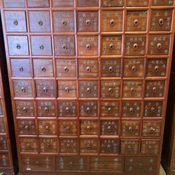 Authentic Rosewood Herbal cabinet 